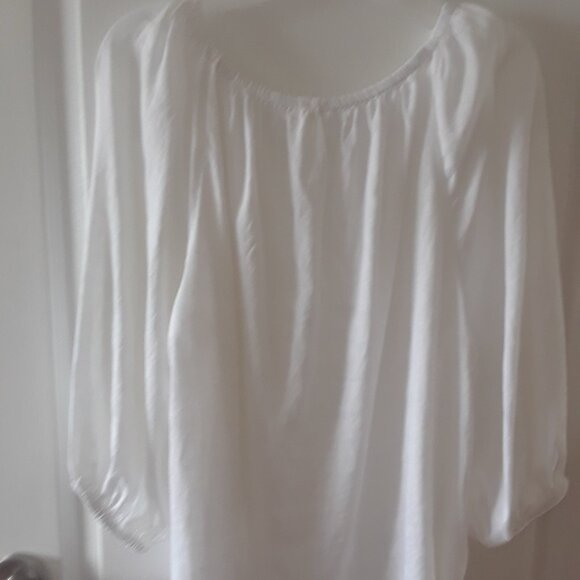 H&M 100% Linen Flowy Loose Fitting Blouse - Picture 2 of 10